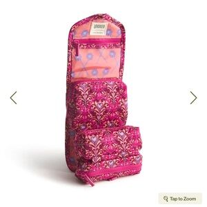 NWT limited edition Very Bradley Wicked cosmetic bag